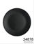 Imagen de PLATO MELAMINA REDONDO NEGRO 20CM 4.26